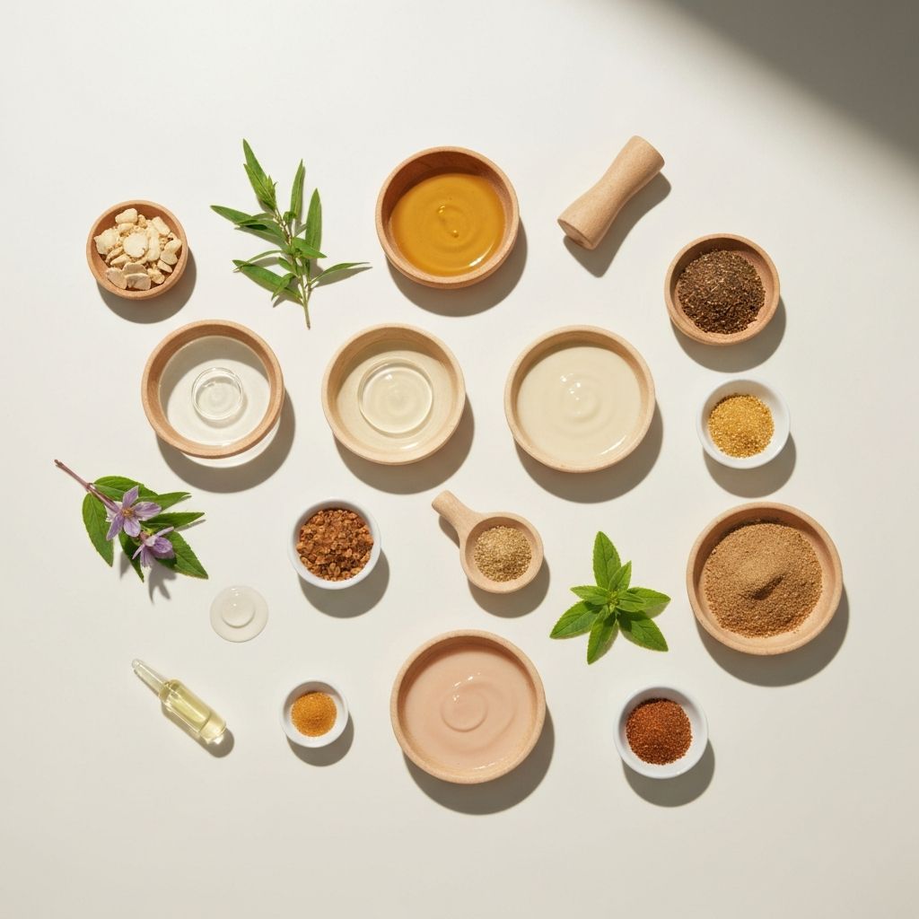 Ingrédients de soins pour la peau